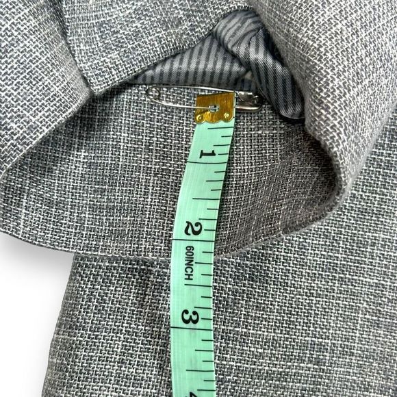 Joseph Abboud Sport Coat Mens 52R Gray Wool Linen Blazer - Picture 13 of 13
